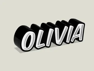 Olivia Rodrigo Initials by Zale Anderson | Download free STL model ...