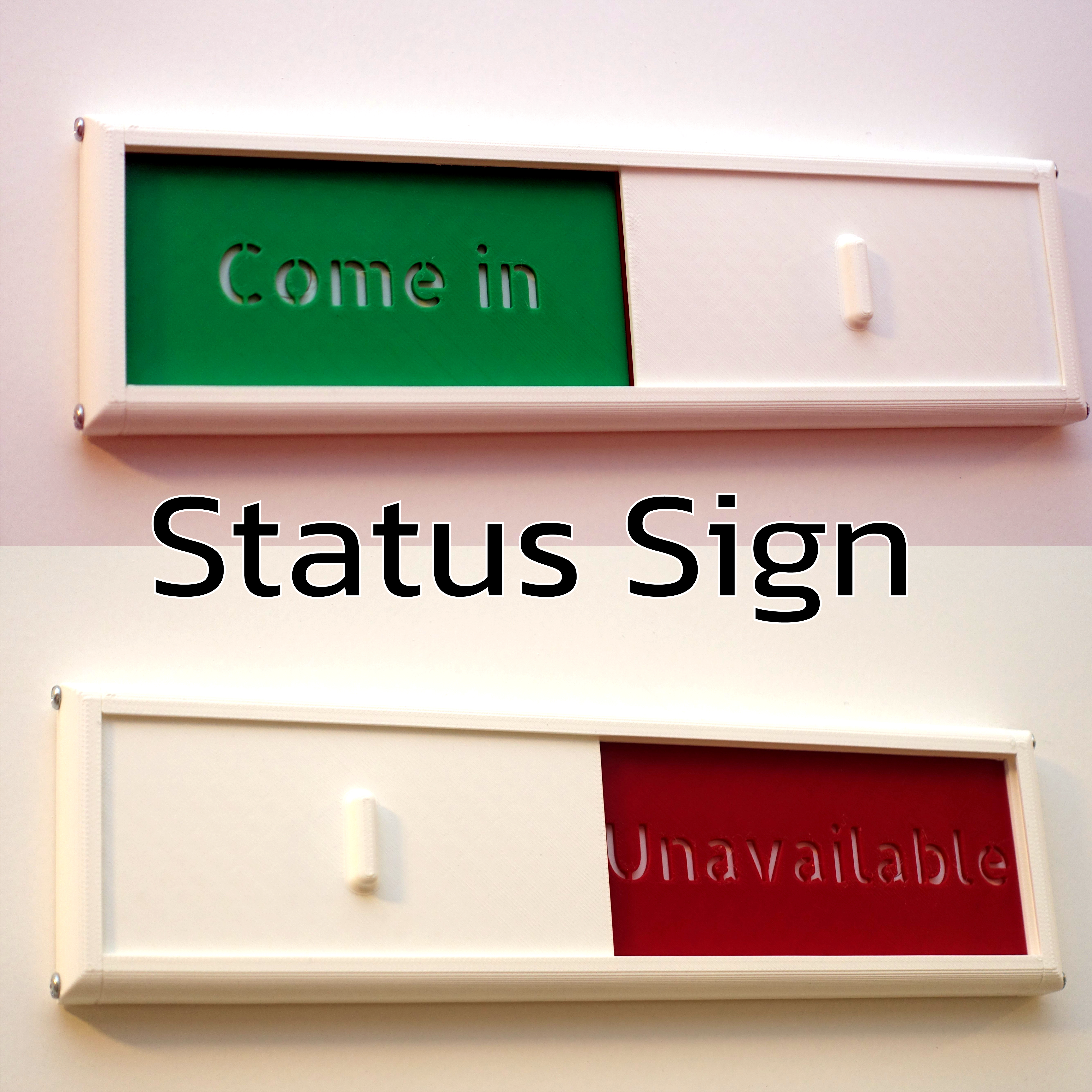 Available/ Busy Office Status Sign