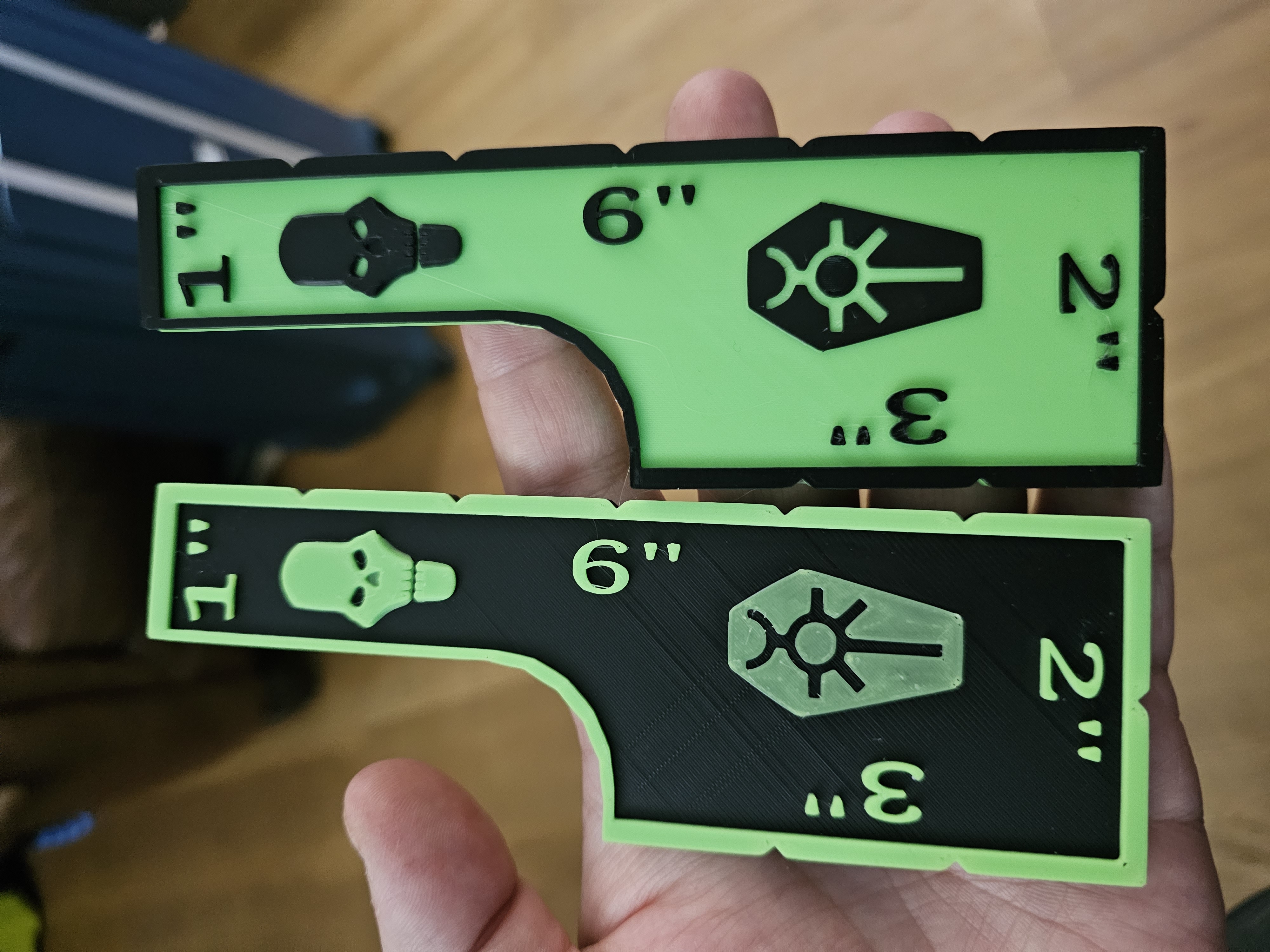 Necron Measurement Ruler for 40k