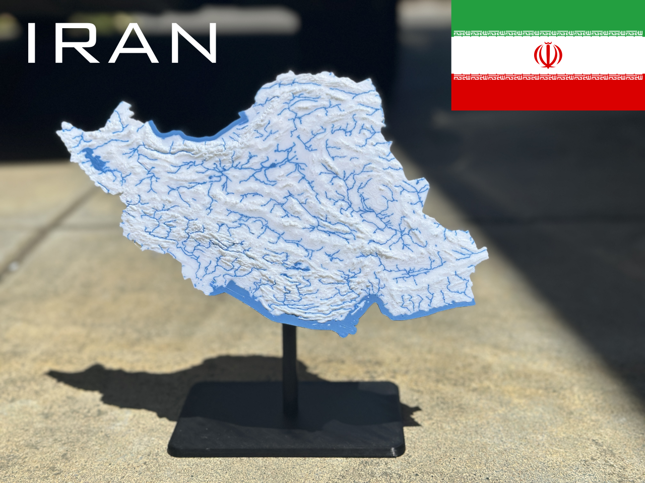 Iran Topographic Map - IR