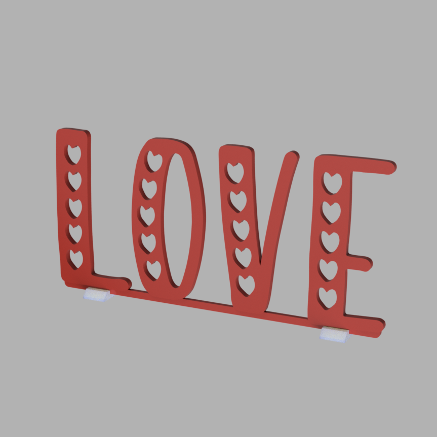 Love Valentins Aufsteller