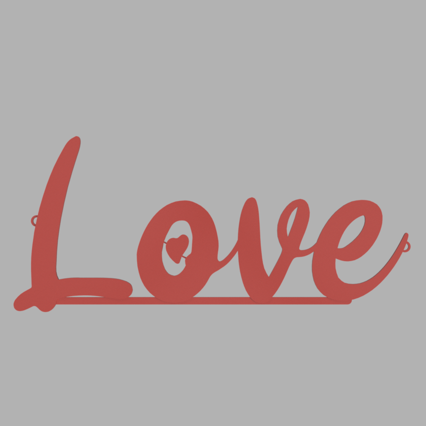 Love sign by ohrenstoepsel | Download free STL model | Printables.com