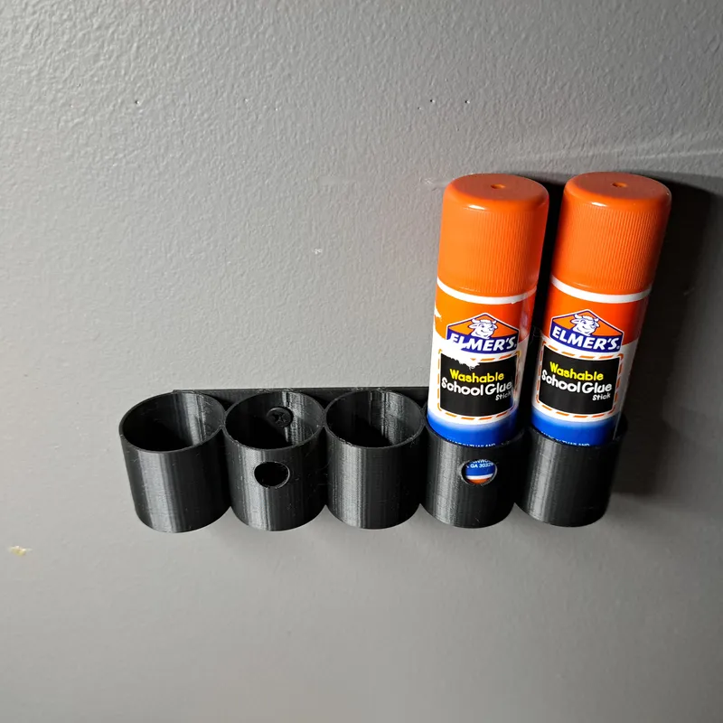 Glue Stick Holder Skådis Pegboard by juiceboxjuice, Download free STL  model