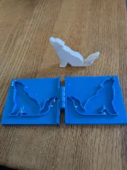 Wolf Playdough Mold