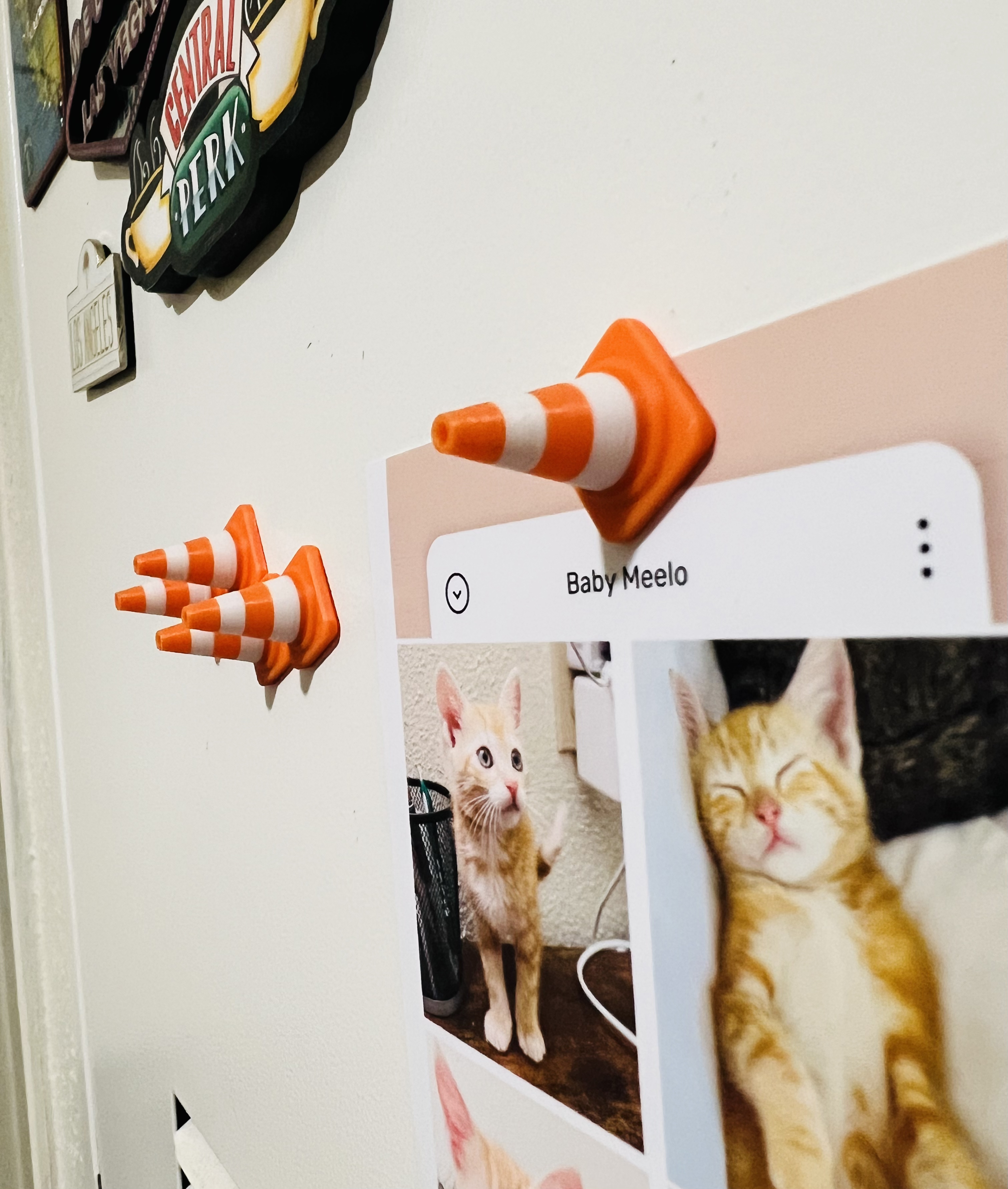 Improved VLC Traffic Cone fridge magnet 8mm*2mm