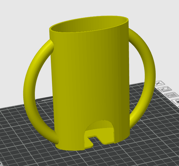 Baby Food Pouch Holder by Andy Download free STL model
