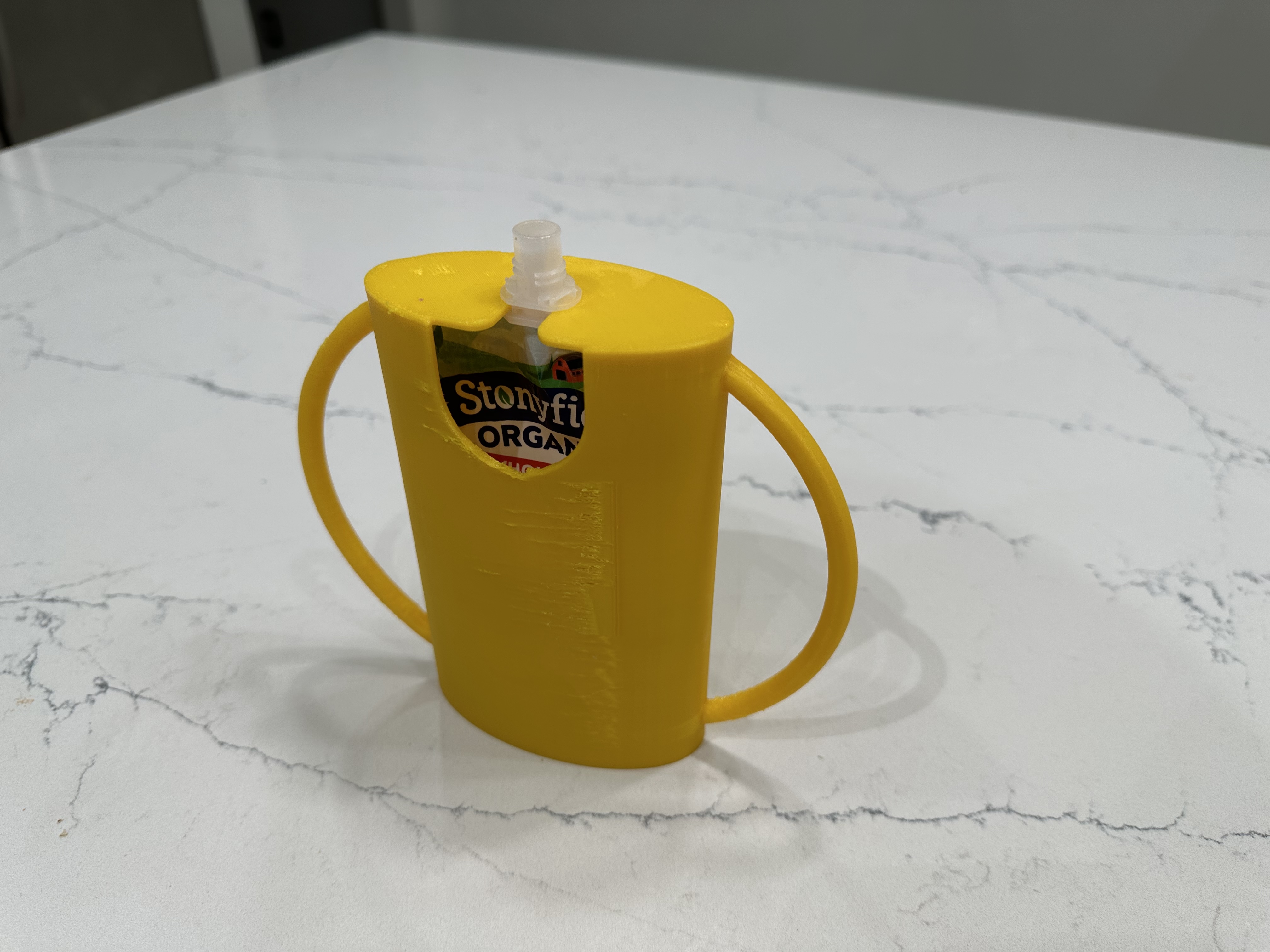 Baby Food Pouch Holder by Andy Download free STL model