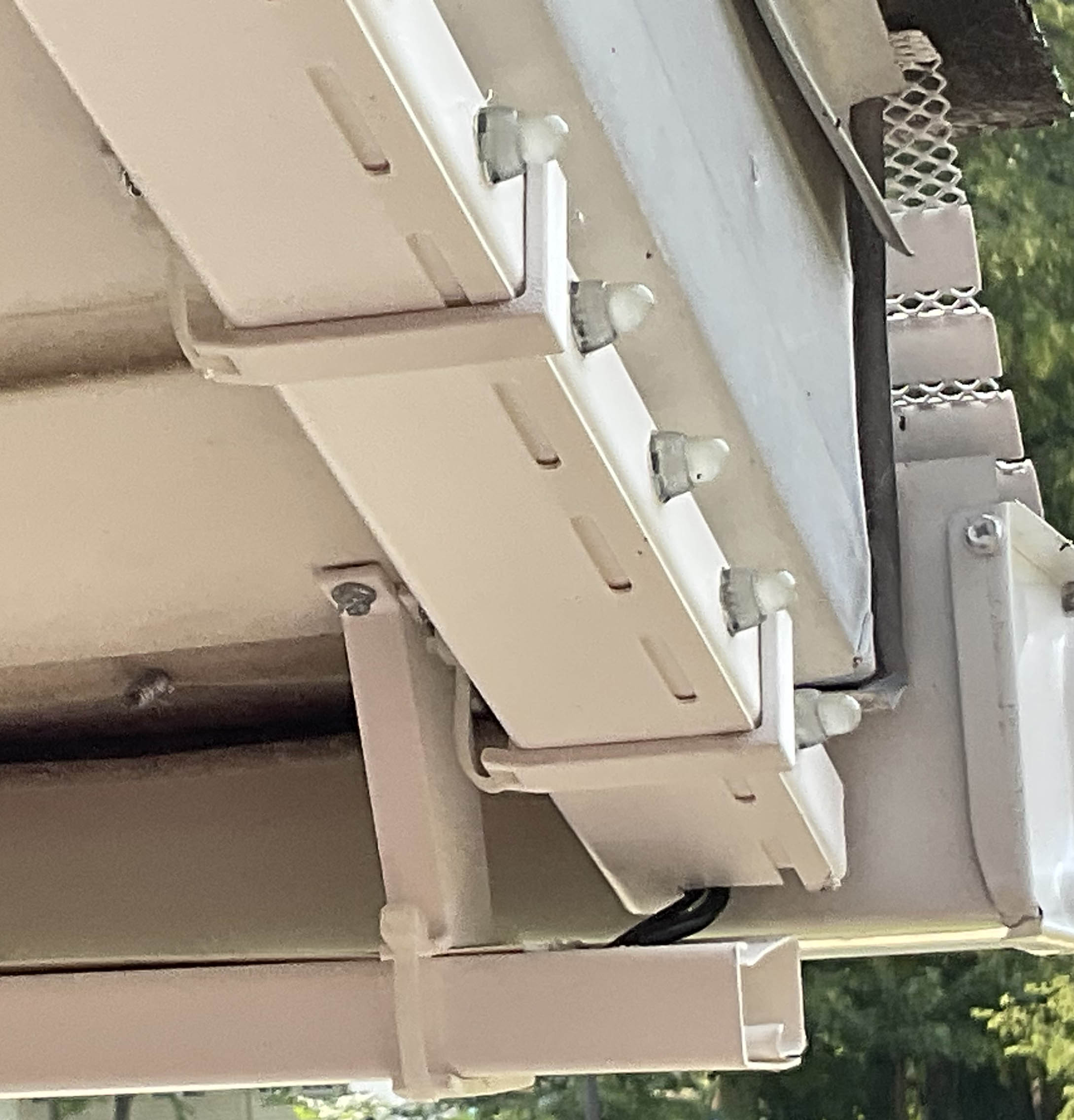 Permanent JChannel RGB Pixel Soffit hangers and Drill Guide by JDepto