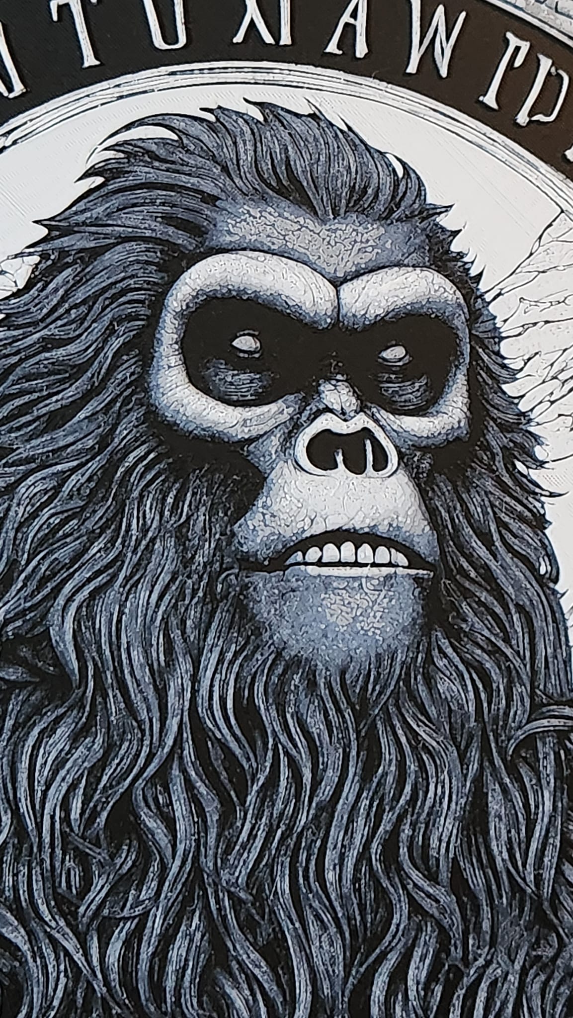 Mystical Bigfoot - HueForge