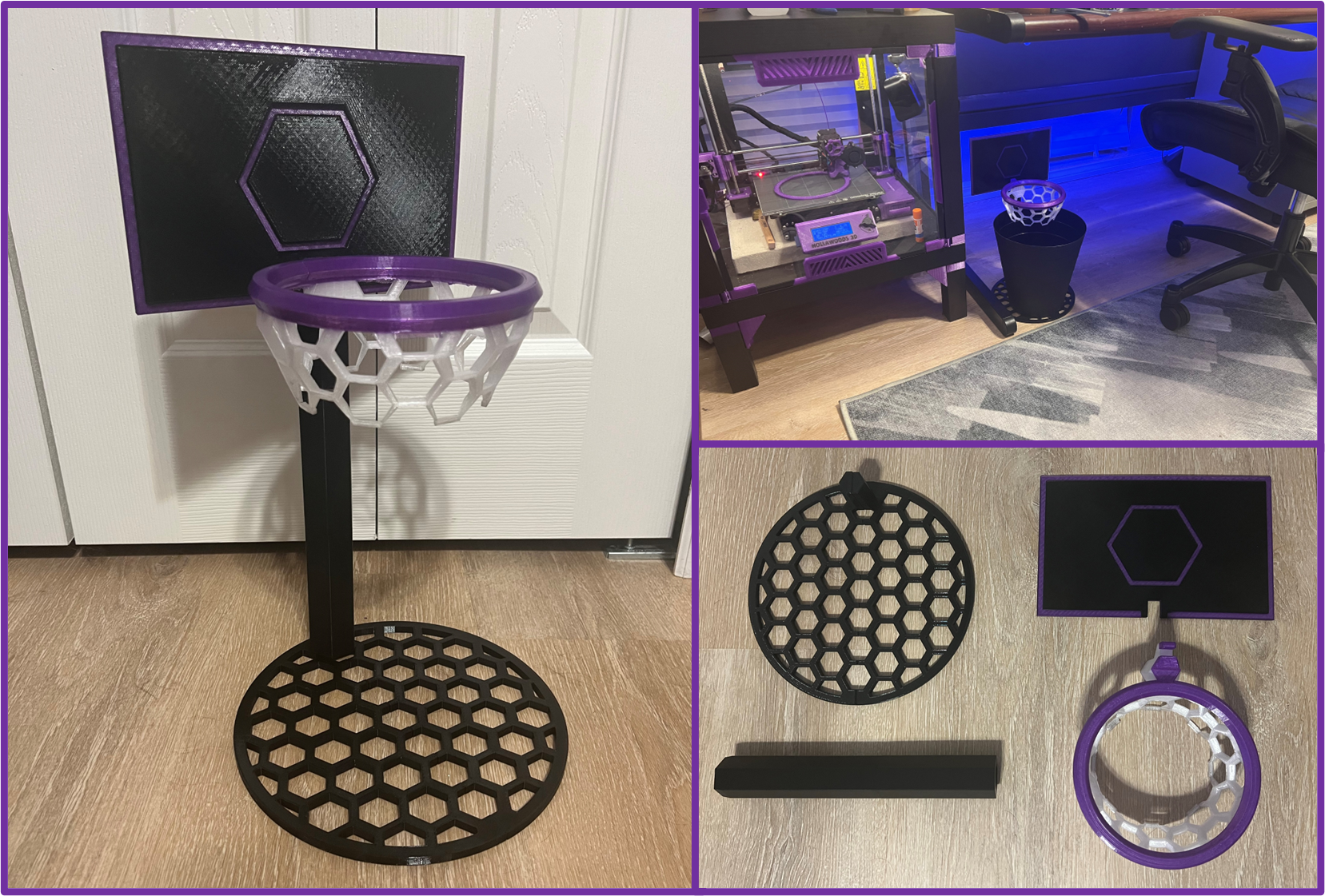 Office Trash Can Basketball Hoop