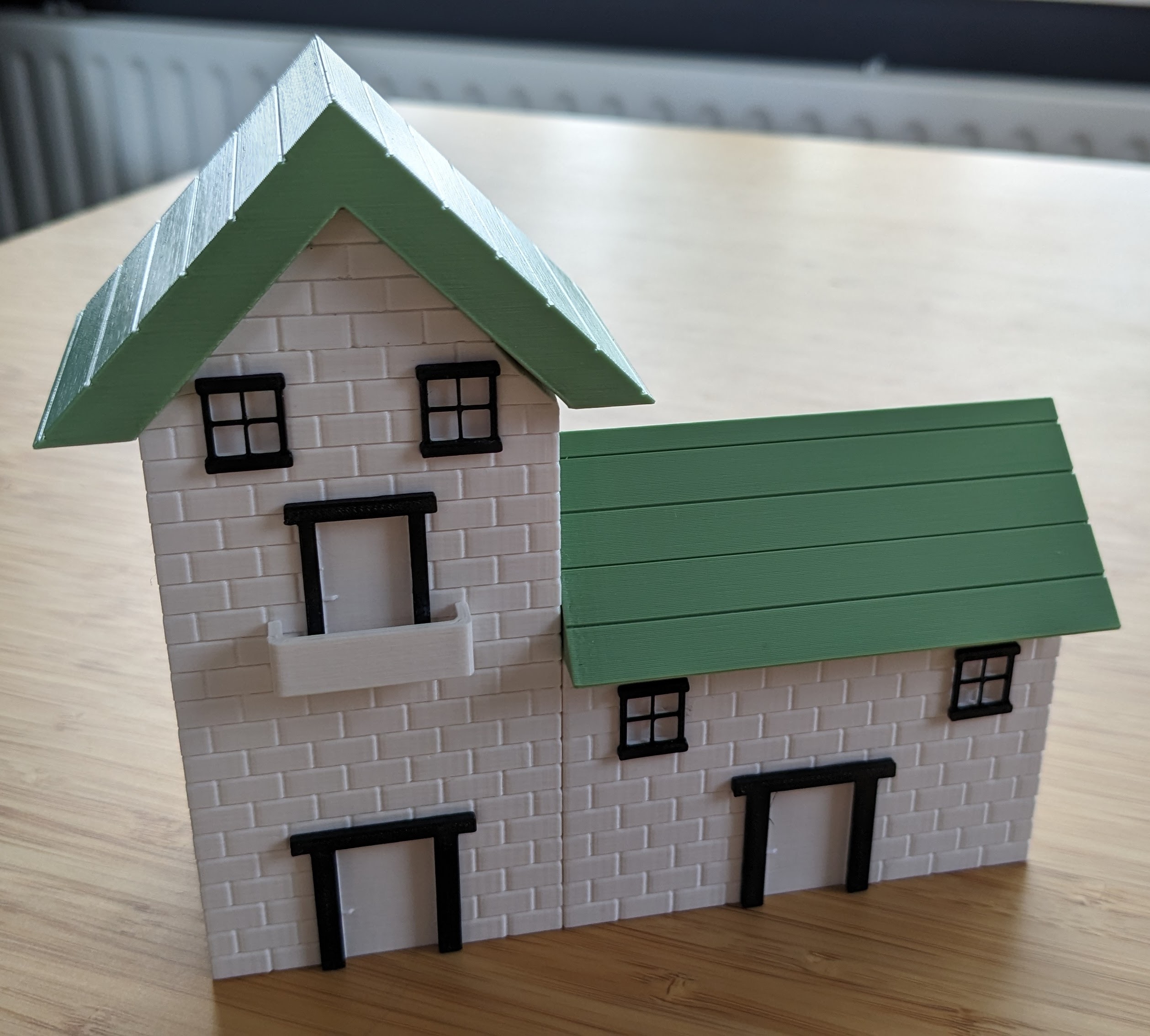 Cottage house for pot landscaping