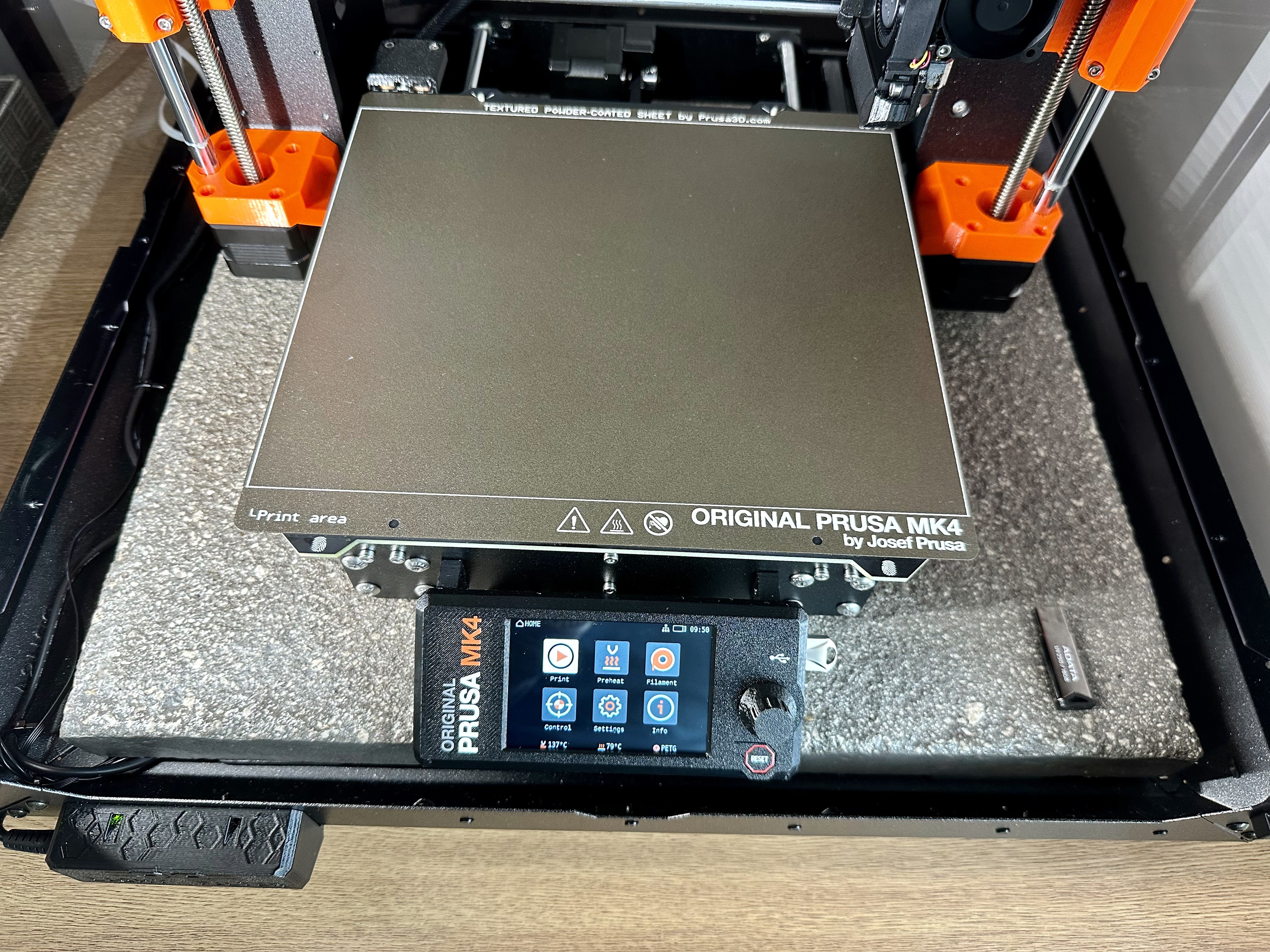 Original Prusa Enclosure - Middle Feet for patio slab/paver 'mod'