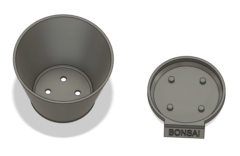 Bonsai Pot and Leak Tray
