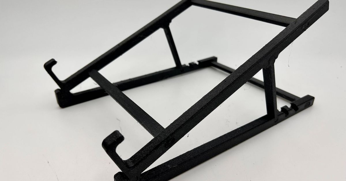 Adjustable Laptop Stand by JrBlackRaider Download free STL model