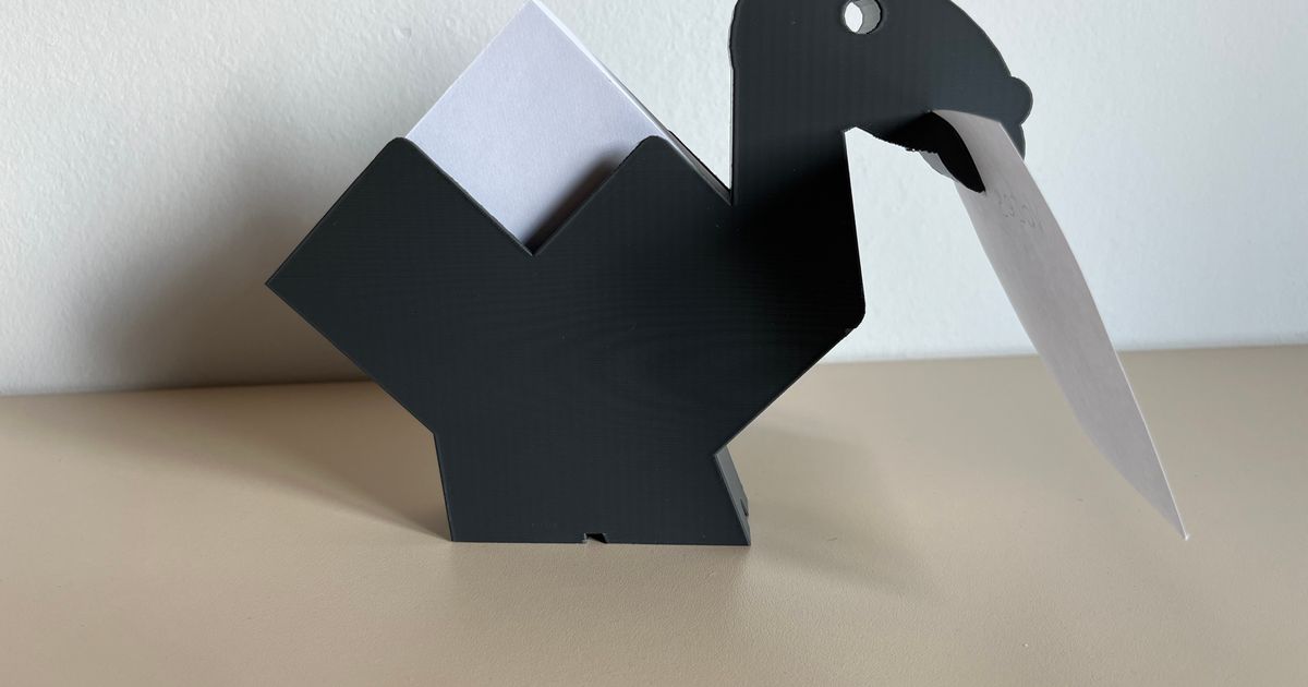 Camel note holder by MarketaT | Download free STL model | Printables.com