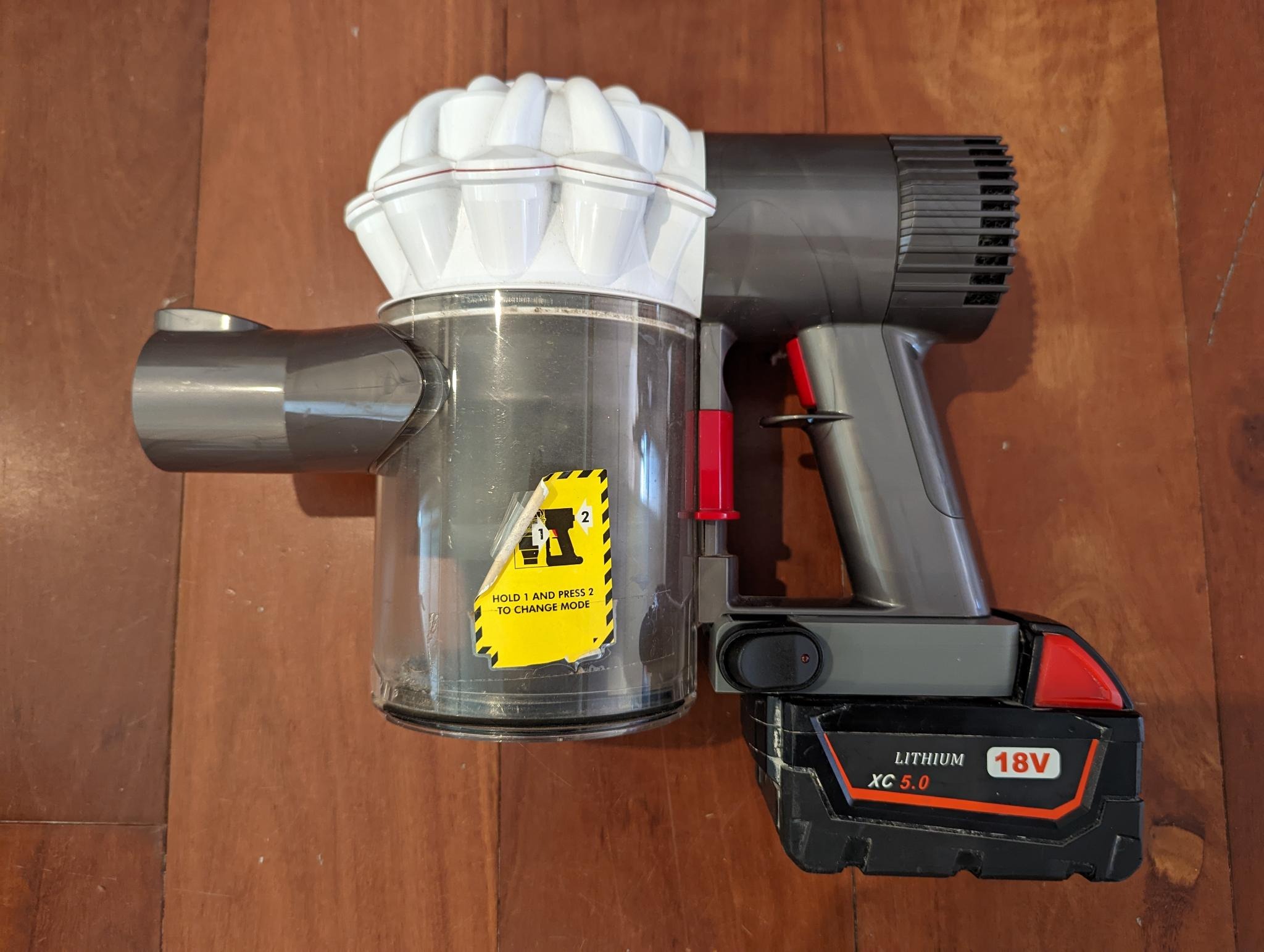 Milwaukee Battery to Dyson V7-8 - adaptor