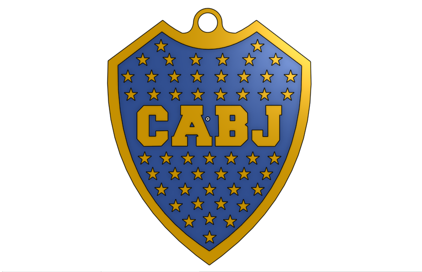 Boca Juniors Keychain