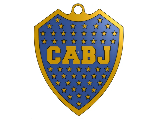 Boca Juniors Keychain