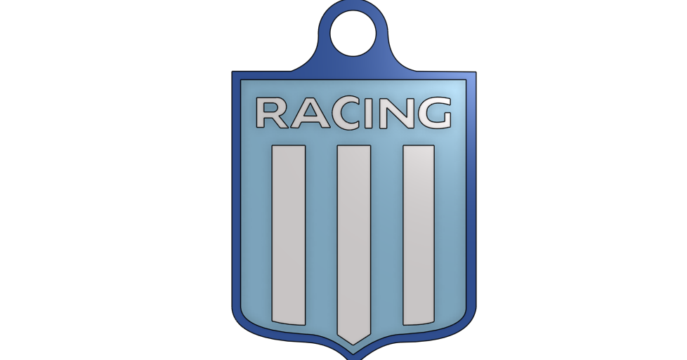 Fox Racing Keychain by LeoIND, Download free STL model