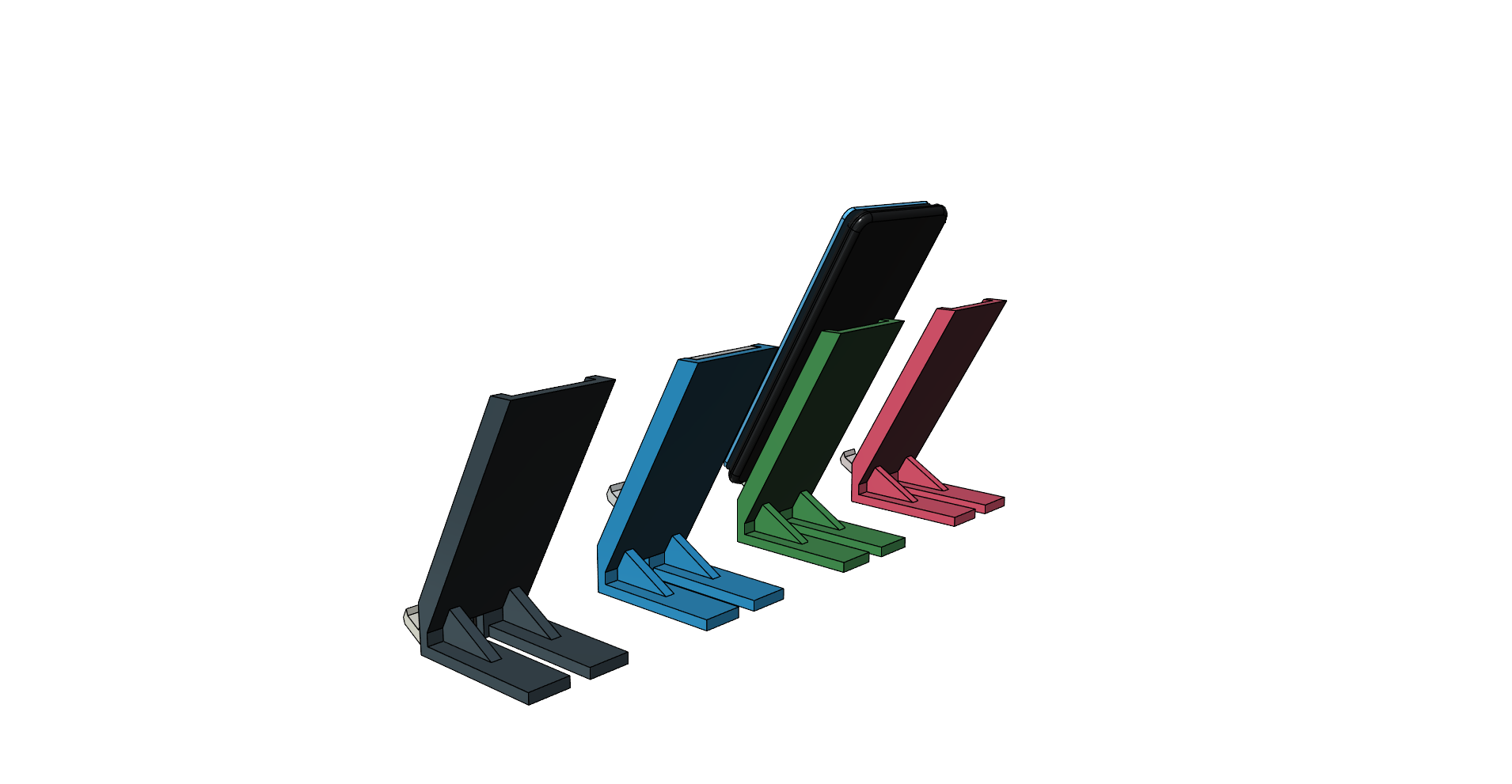 Phone Holder phone holders by REDZC | Download free STL model ...