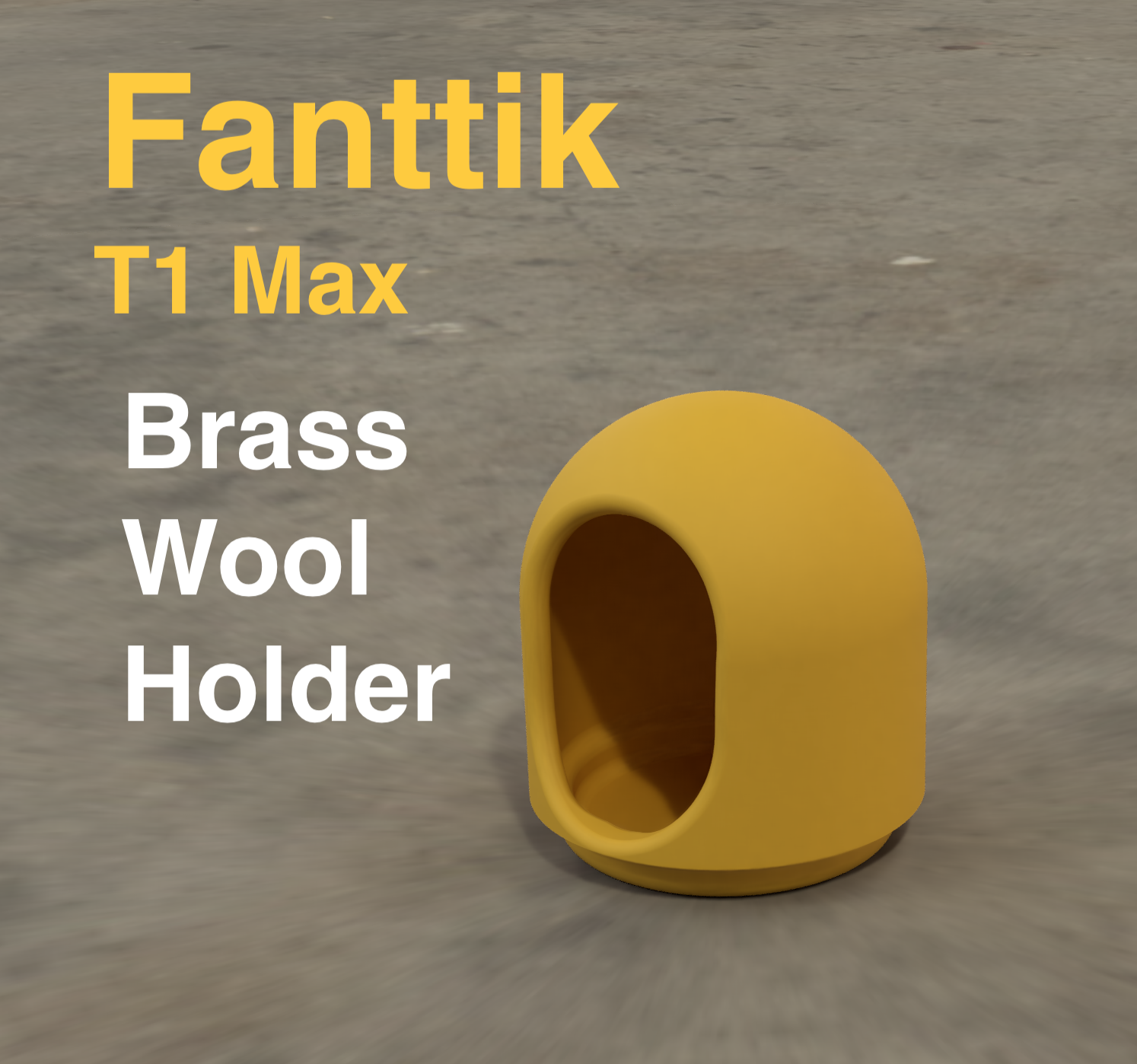 Fanttik T1 Max Brass Wool Holder
