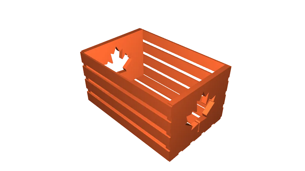 Mini Maple Leaf Crate by Grossmiller | Download free STL model ...