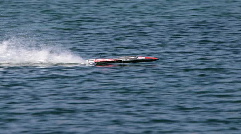 RC Straightaway SAW Mono Boat (Mold) very fast
