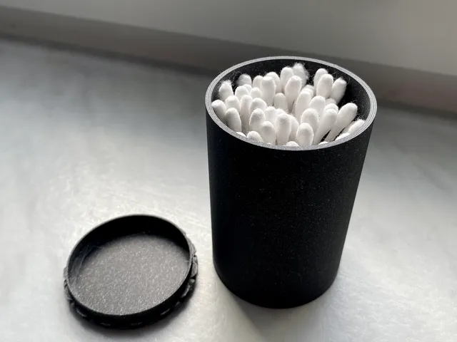 Cotton swab holder