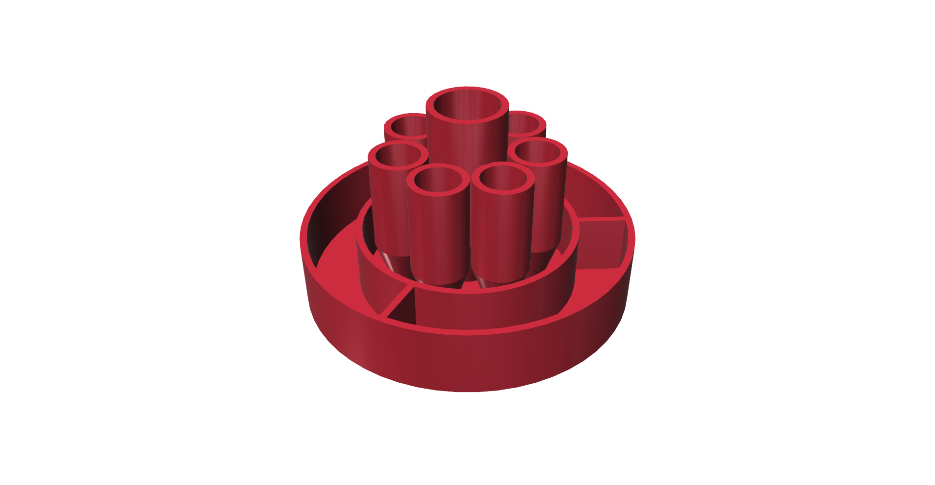 Pencil holder by REDZC Download free STL model