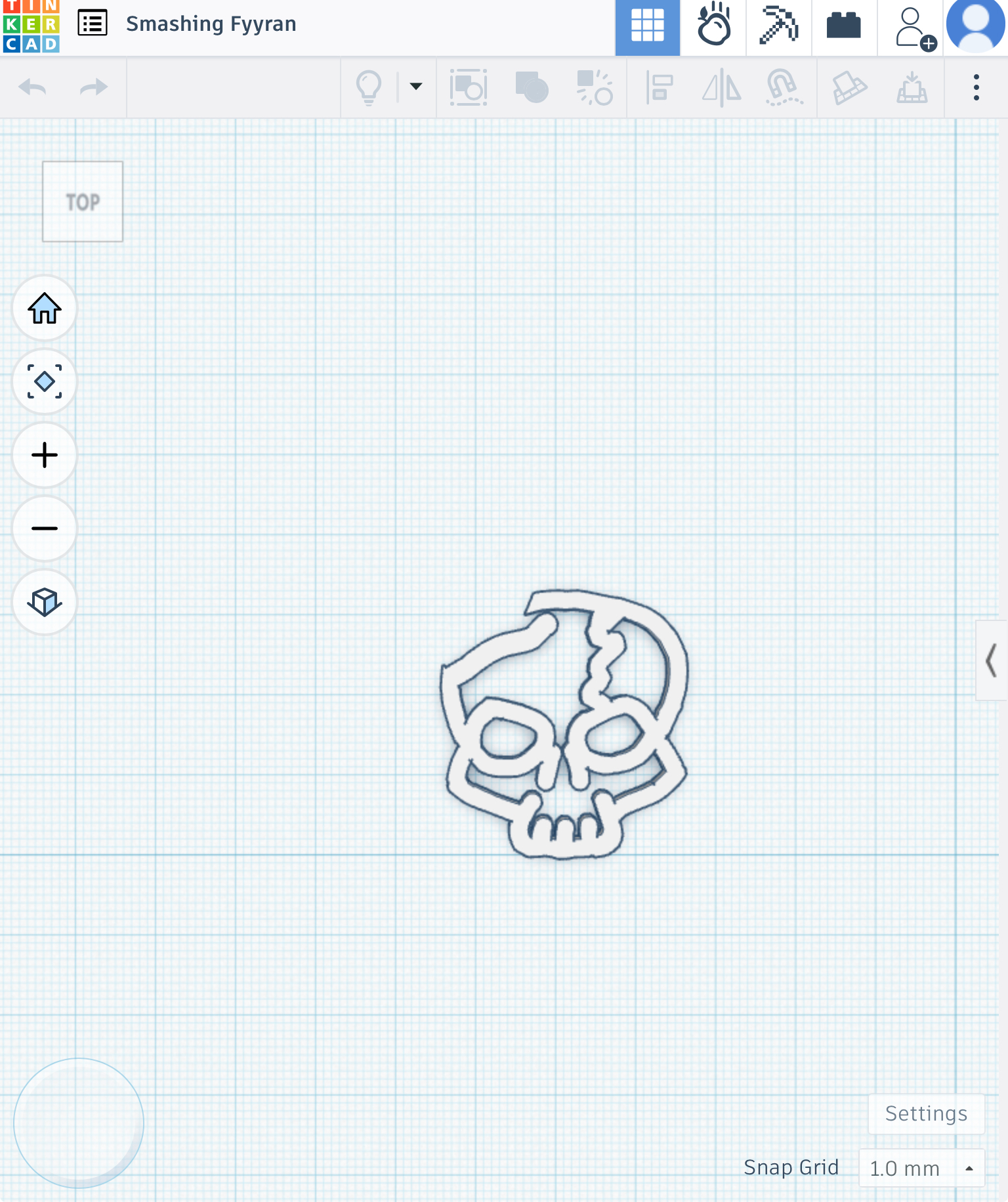 Miniatura 2 do modelo 3D Skull backpack charm