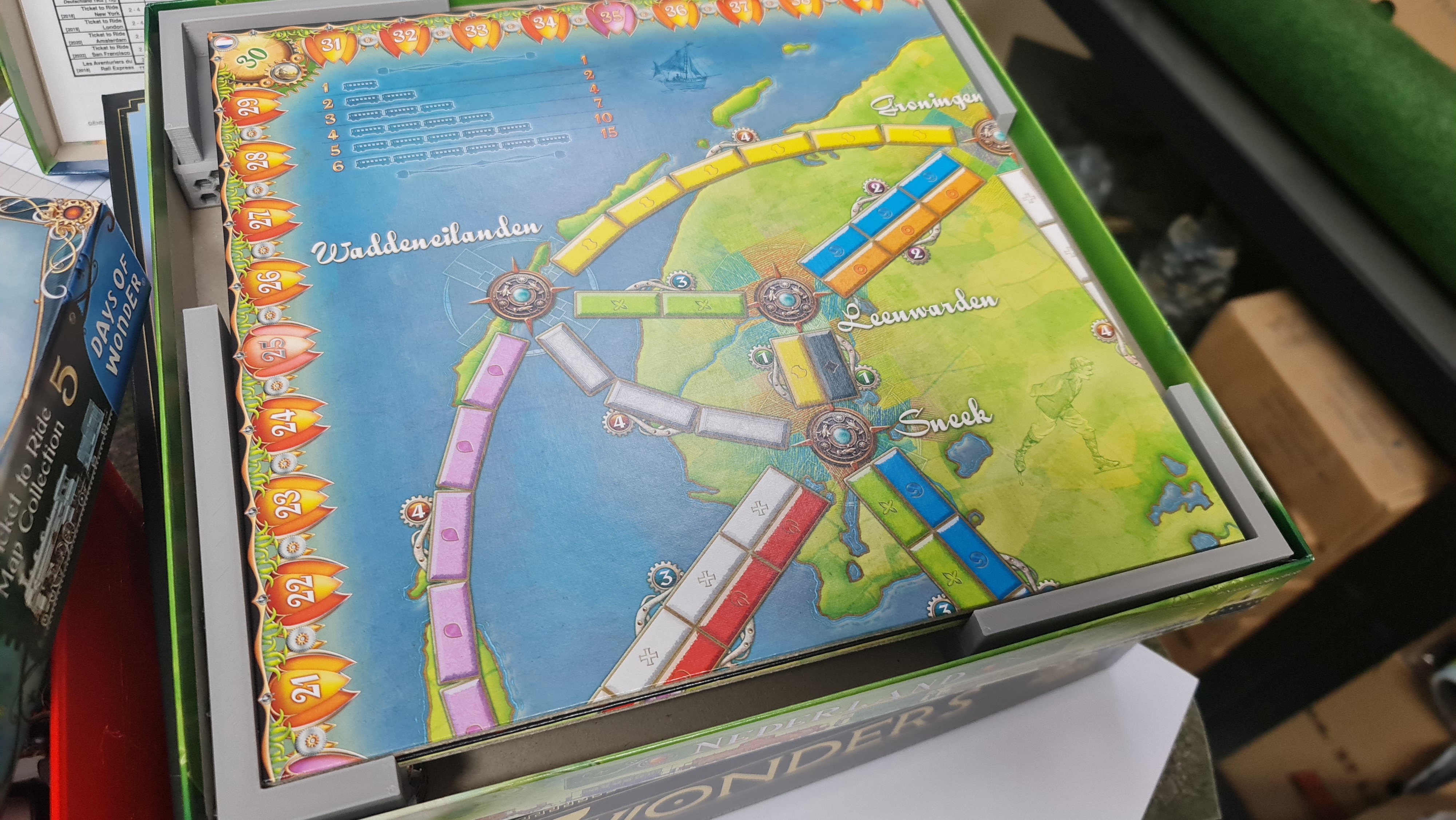 Insert for Ticket to Ride Map Collection 4: Nederland V.2