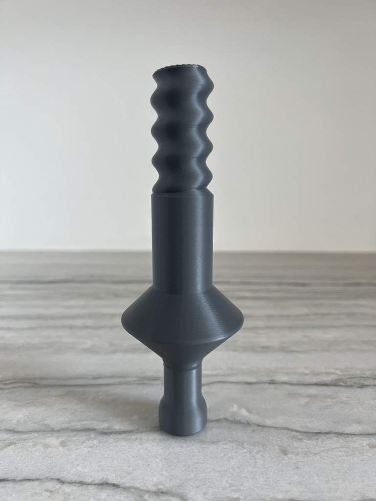Extended donor spindle for Pastamatic Winder