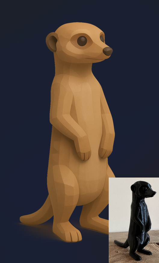 Standing Meerkat