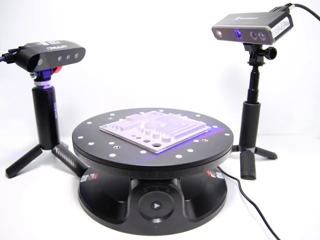 3D scanner resolution and accuracy test template