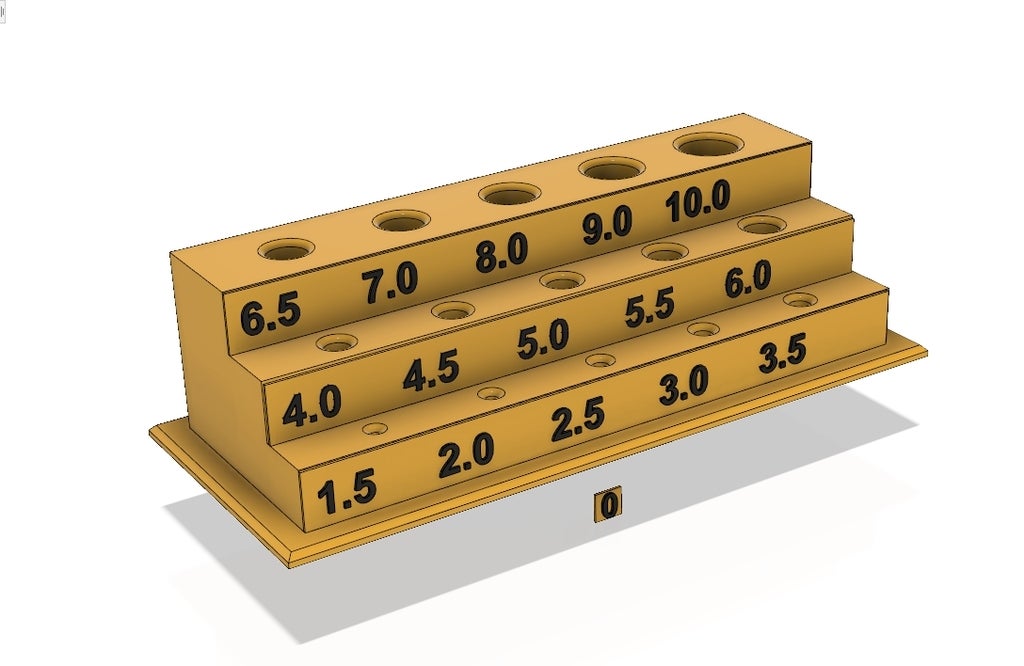 Miniatura 9 do modelo 3D Drill bit stand