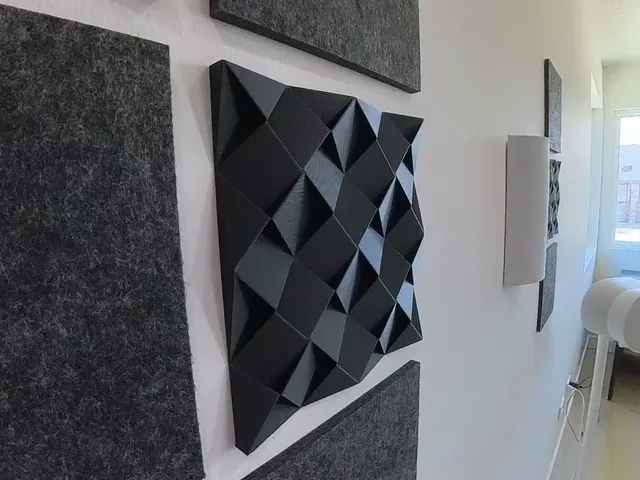 Sound Diffusion Panels (Square and Hexagon)
