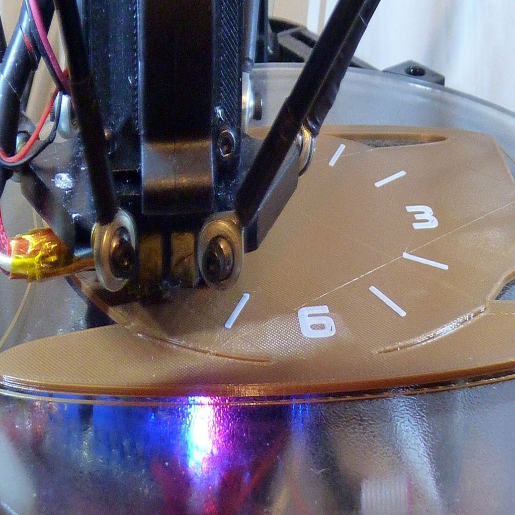 Miniatura 4 do modelo 3D Coffee Time Kitchen Clock