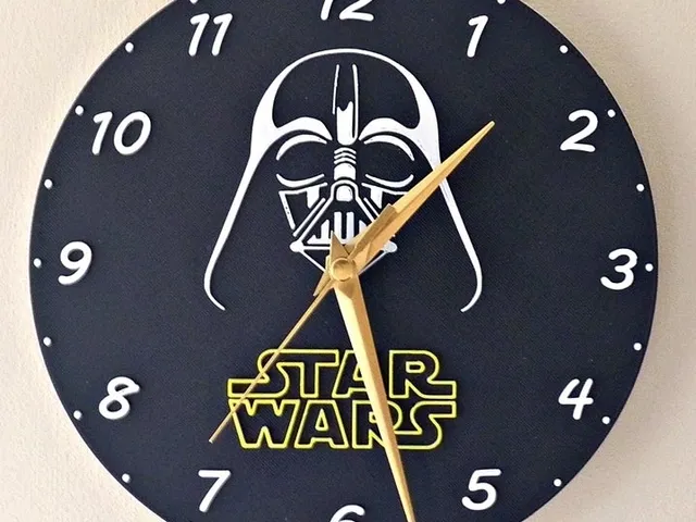 Star Wars kids clock