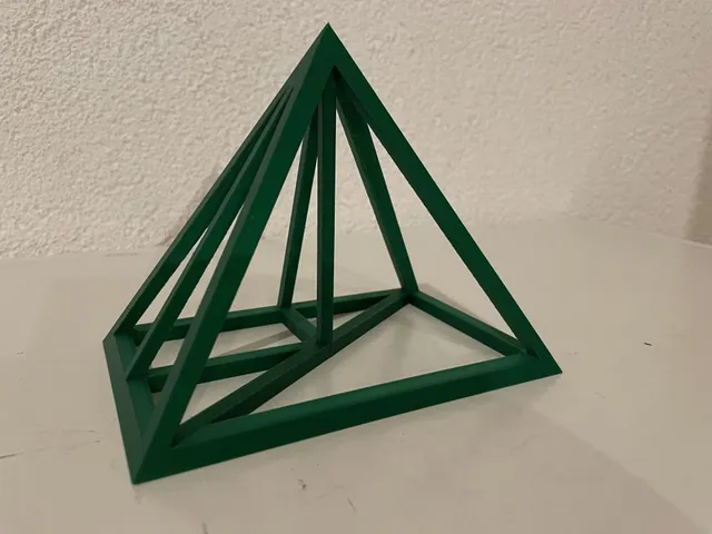 Model of a non-square pyramid