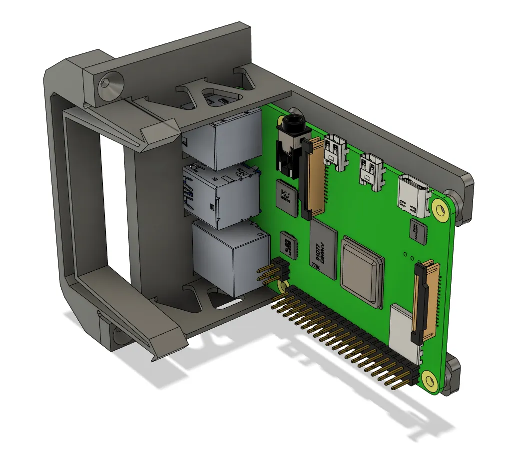 Fichier 3D gratuit Rack Raspberry Pi 10 pouces 1U - mince 🔧・Plan à  télécharger et à imprimer en 3D・Cults