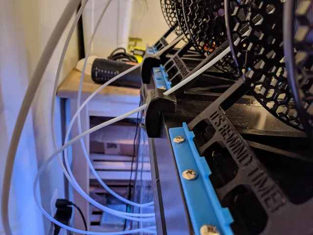 Brackets for Securing Auto-rewinding Spool Holder