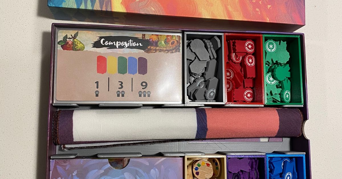 Canvas Boardgame Insert by Jarcec Download free STL model