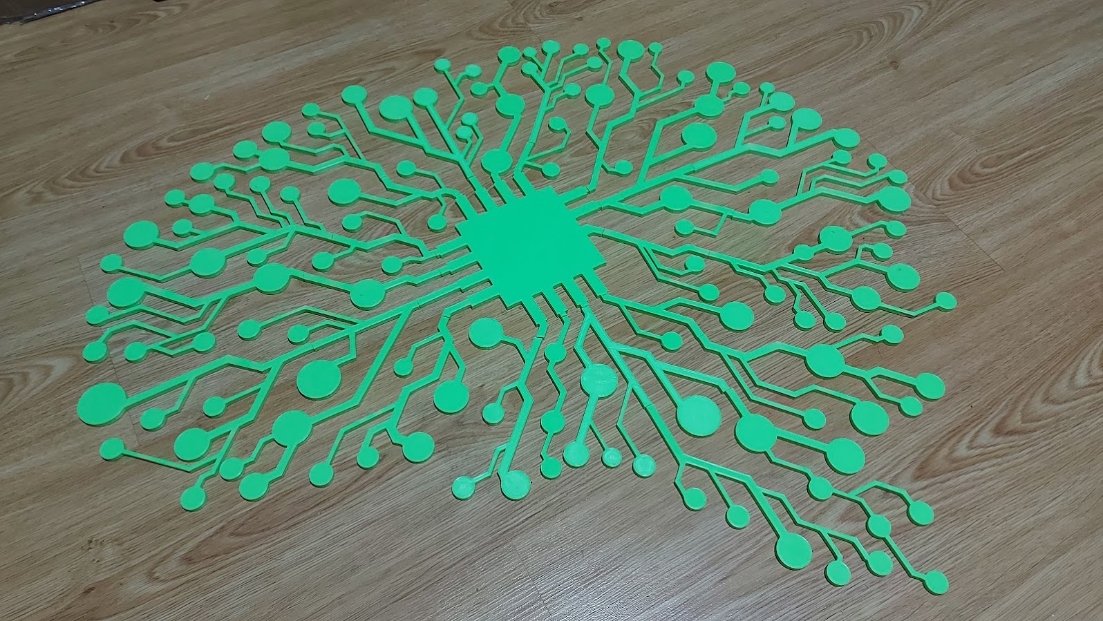 Brain electronic circuit - Wall art (huge 70cm x 60cm)