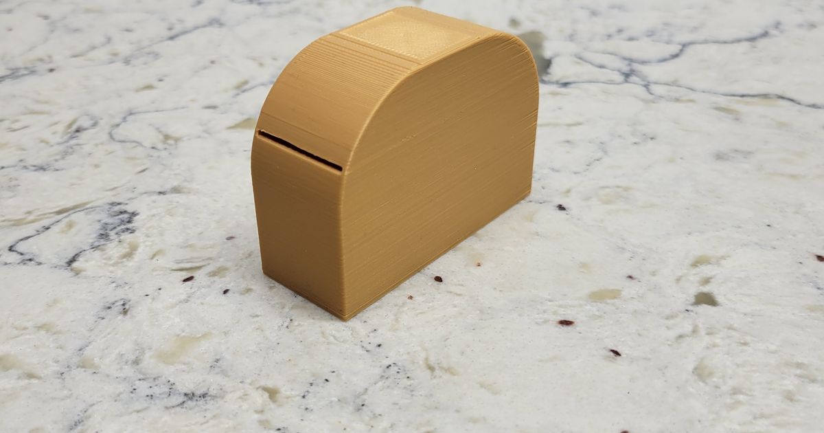 Razor Blade Disposal Box by Robjohnsilvers Download free STL model