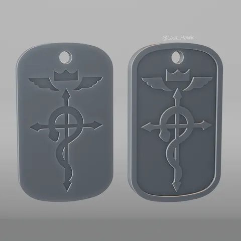 Flamel Dogtag Fullmetal Alchemist