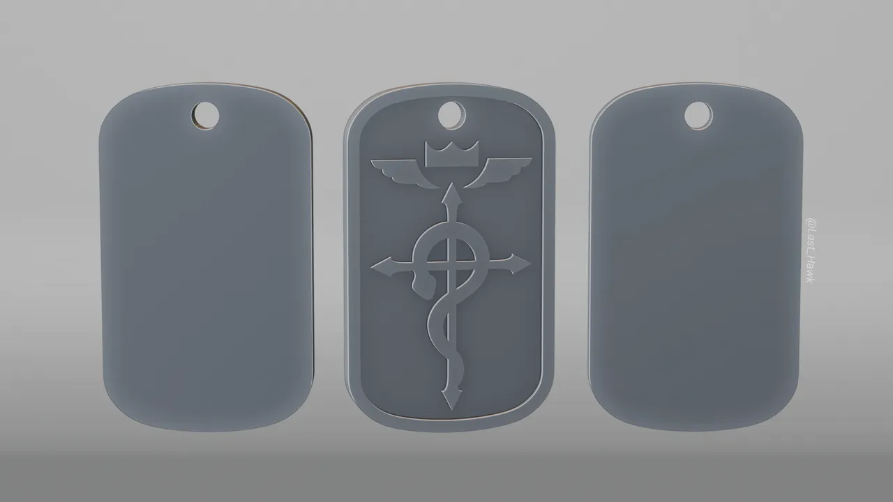 Flamel Dogtag Fullmetal Alchemist - Free 3D Print Model by Last_Hawk