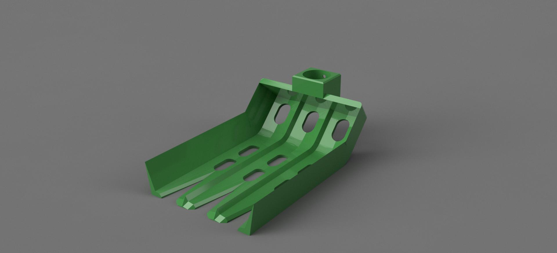 Garden Weeding tool-90° adaption for 23mm diameter broom handle