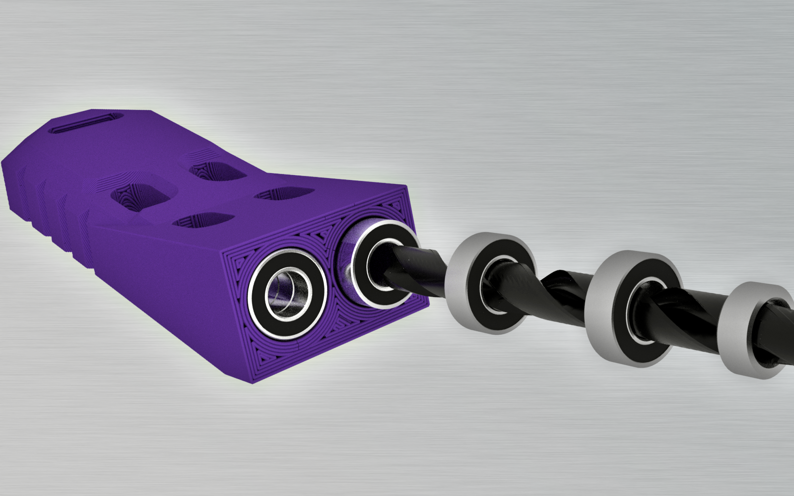 Pocket Hole Wood Jig use 688 Bearings or M8/M10 Nuts by RaptorHunter