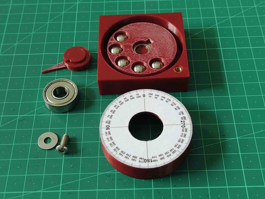 Miniatura 10 do modelo 3D Angle gauge cube / inclinometer