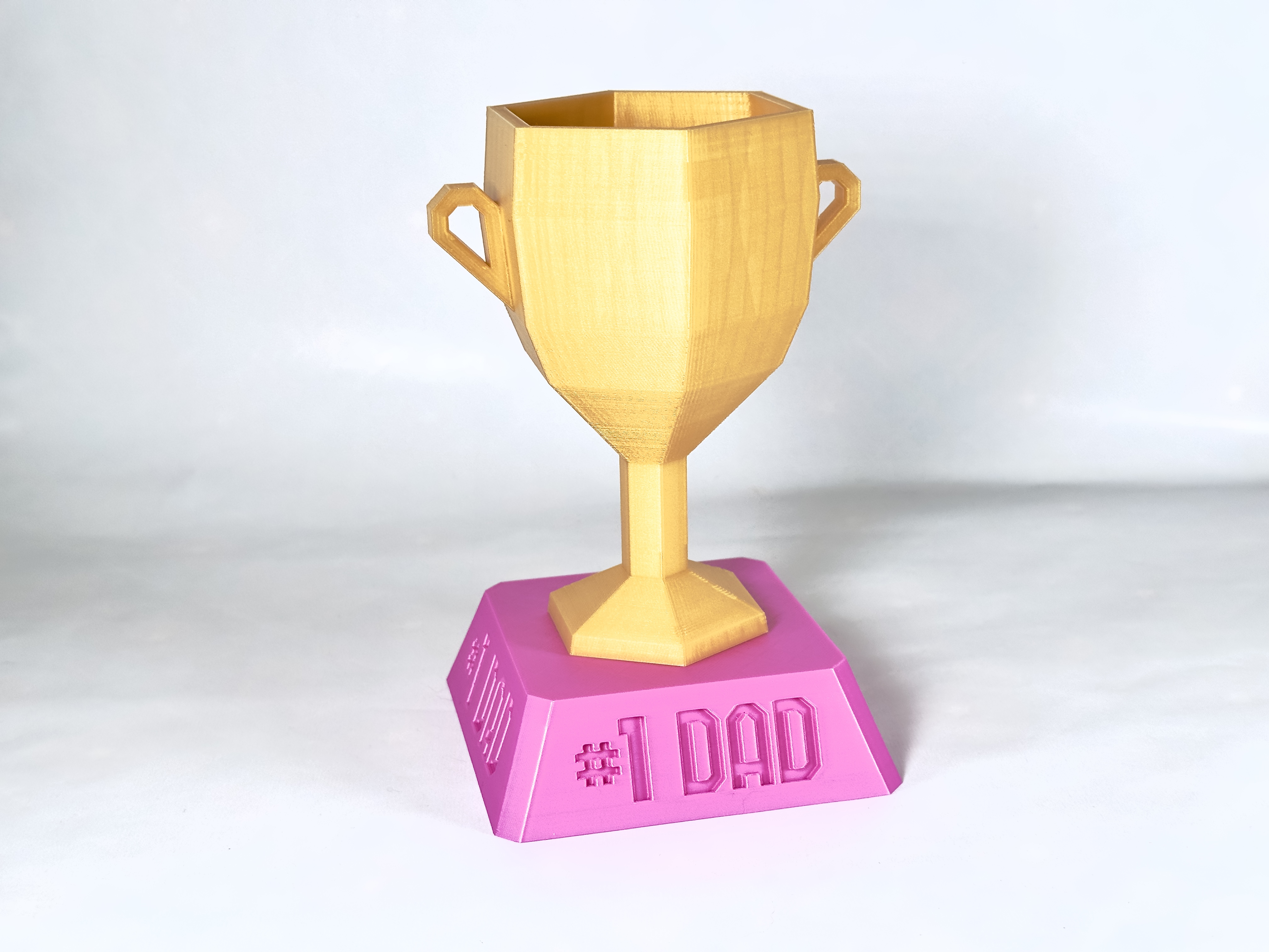 #1 Dad LowPoly Trophy by MarekZeman91 | Download free STL model ...